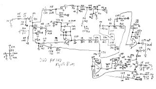Dod FX102 ;blues schematic circuit diagram